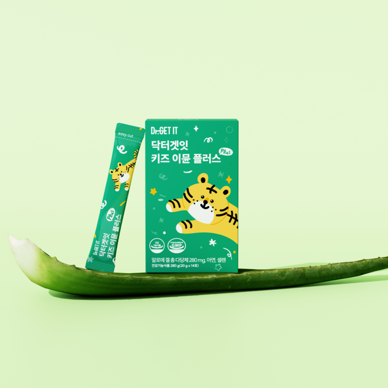 [공식] 닥터겟잇 키즈 이뮨 플러스 어린이 알로에 면역 젤리 20g x 14포 이미지 4
