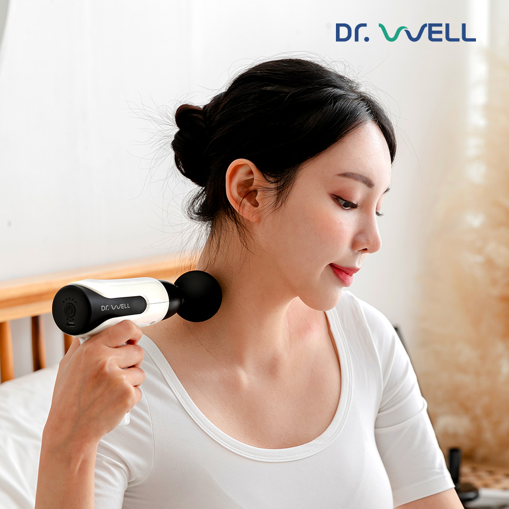 닥터웰 미니 마사지건 DR-2005 (파우치 포함)