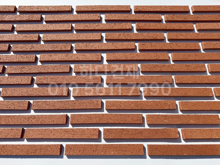 올라운더 점토타일 스틱 (슬림) 240x30x12T 레드 / 하다건재