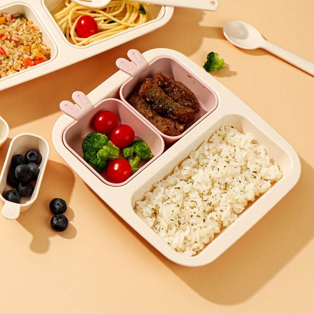 네스틱 토끼시리즈 미니플레이트 유아식판 토핑이유식 제품 이미지