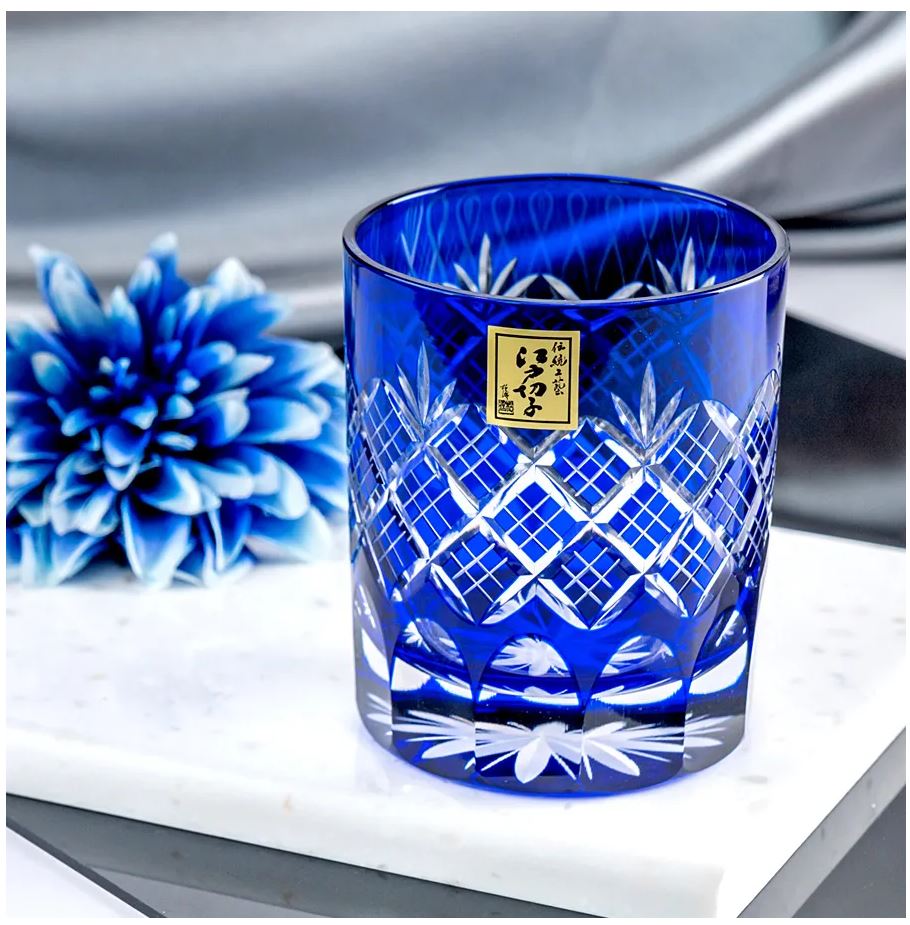 [타지마글라스 코리아] 에도키리코 일본 위스키 히비키하모니 올드패션드 온더락 칵테일 사케잔