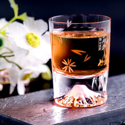 [타지마글라스 코리아] 후지산 사쿠라키리코 위스키 사케잔 데낄라 샷 니트잔 95ml 외