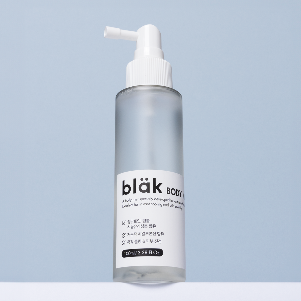 블락 진정 바디미스트 스프레이 100ml 인그로운헤어 쿨링 수분 등드름 케어 - 상세 이미지 2