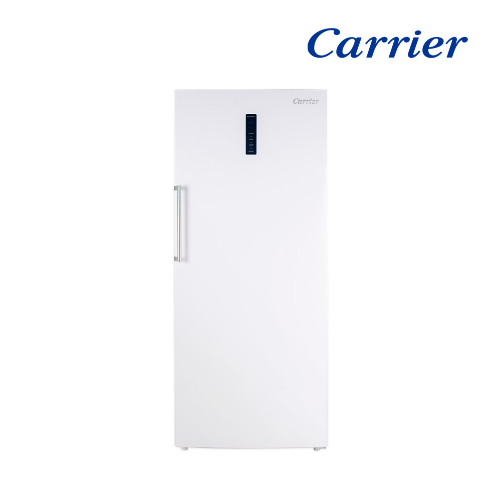 캐리어 가정용 냉동고 미니 소형 업소용 급속 스탠드형 대용량 영업용 냉동식품 CONF437WEH1
