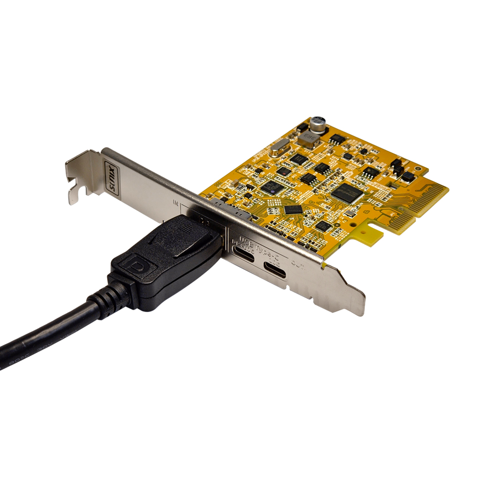 USB3.2 Type-C 2포트 DP Alt모드 PCI-E 확장카드/10Gbps/8K SUNIX UPD2018-B - 상세 이미지 3