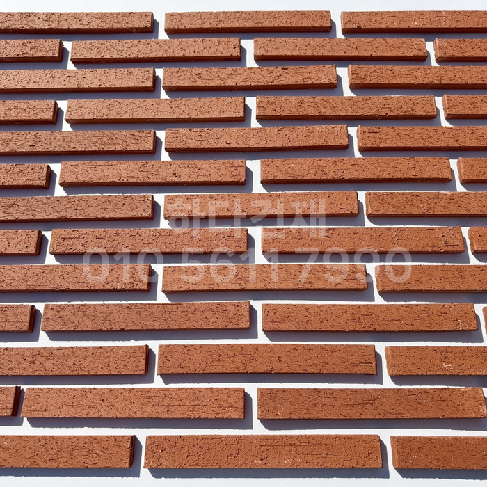 올라운더 점토타일 스틱 (슬림) 240x30x12T 레드 / 하다건재