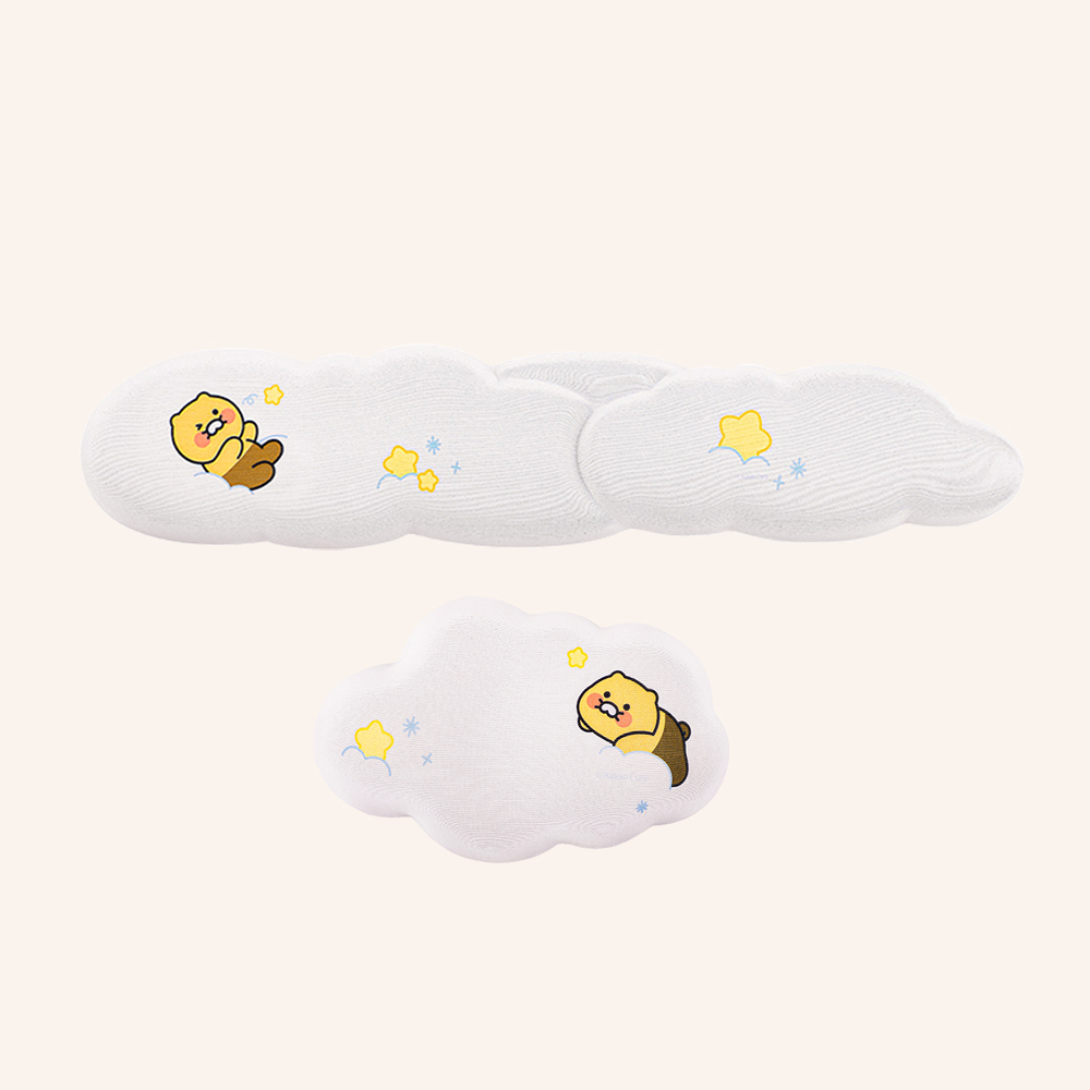 카카오 프렌즈 뭉게구름 춘식이 메모리폼 키보드 마우스 손목 쿠션 받침 팜레스트 손목받침대 - 상품 이미지