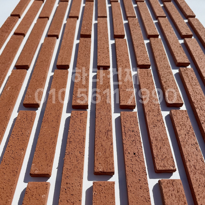 올라운더 점토타일 스틱 (슬림) 240x30x12T 레드 / 하다건재