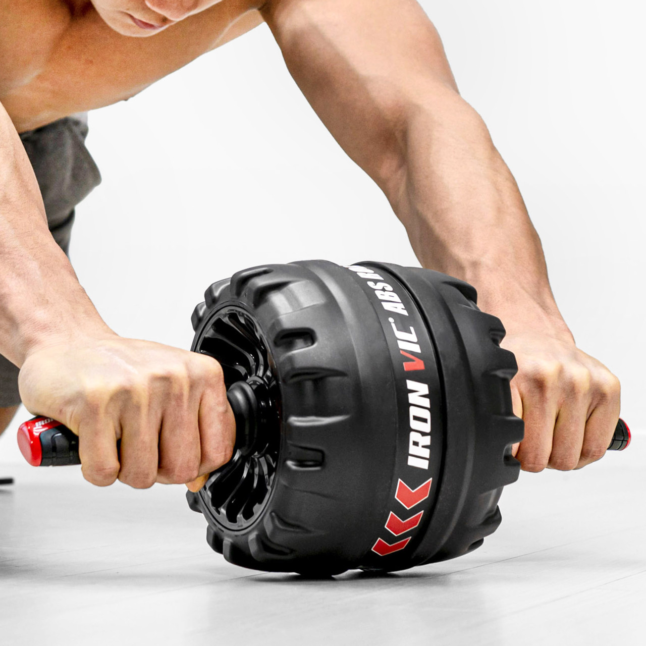 아이언빅 복근 ab슬라이드 롤아웃 휠 롤러 뱃살 홈트 코어 운동기구 제품 이미지