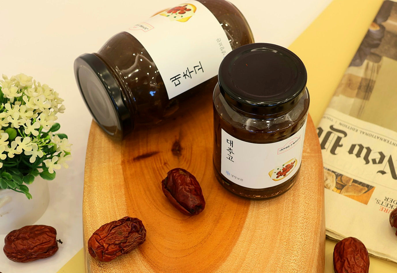 [무설탕] 국산 대추고 대추차 수제청 답례품 카페 선물 세트 300g 상세 이미지 5