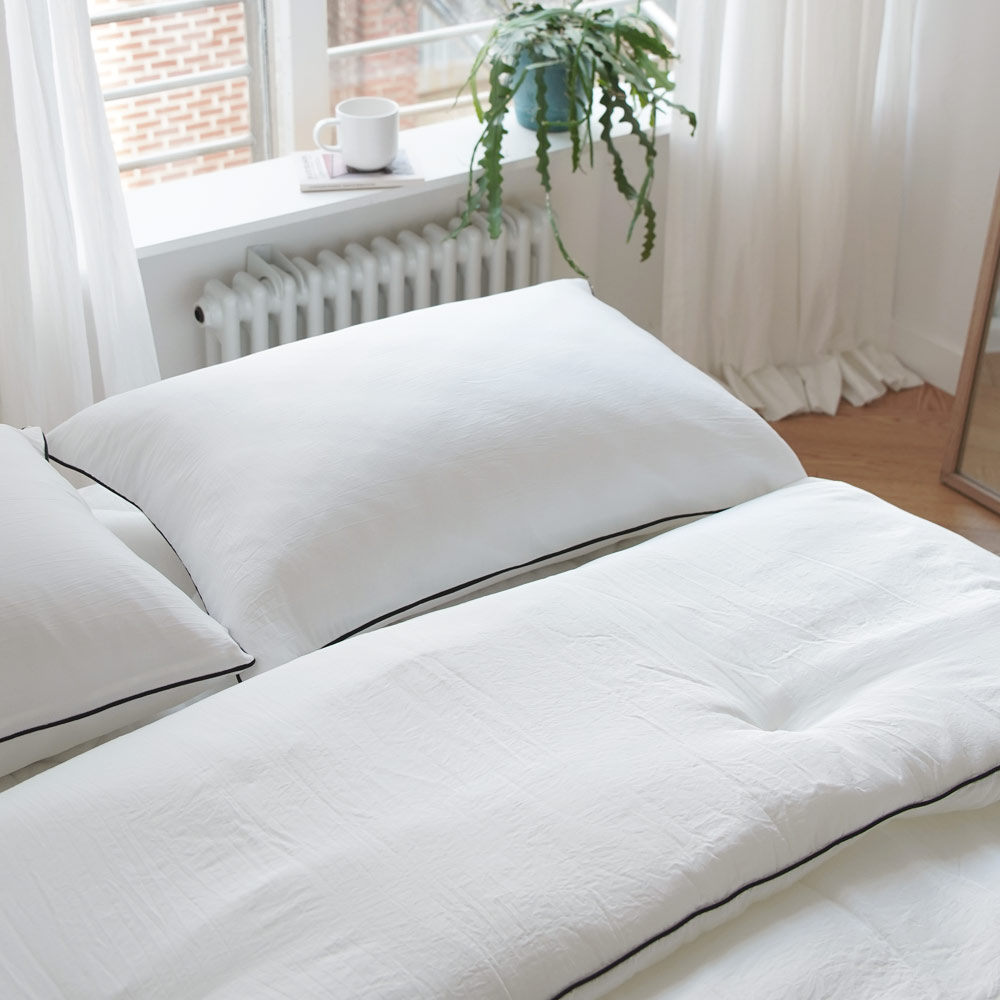 마시멜로 휴비스 에코핫 겨울 두꺼운 모달 차렵이불 발열 옥수수솜