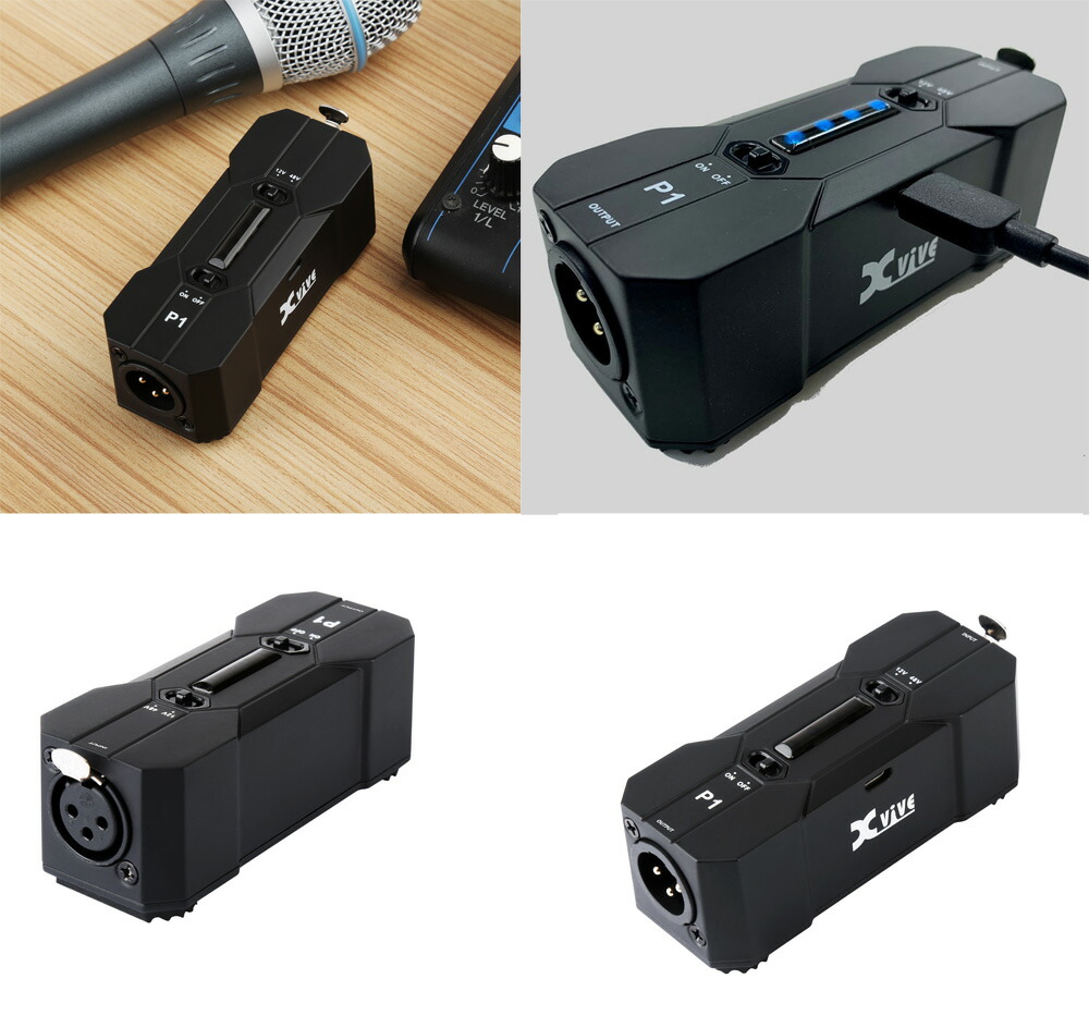 엑스 바이브 Xvive Phantom Power Supply 휴대용 팬텀 파워 XV-P1 - 상세 이미지 2