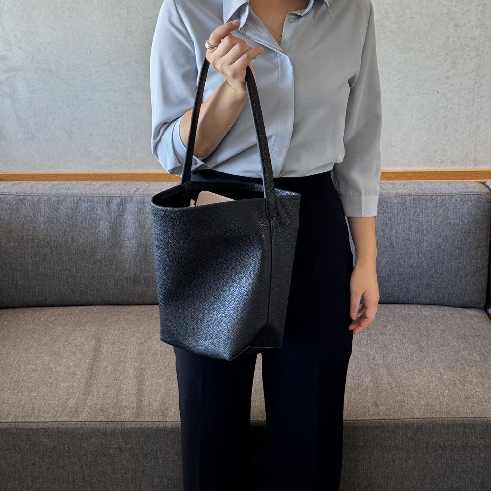 사각 소가죽 토트백 파크백 미듐 버킷백 보부상가방