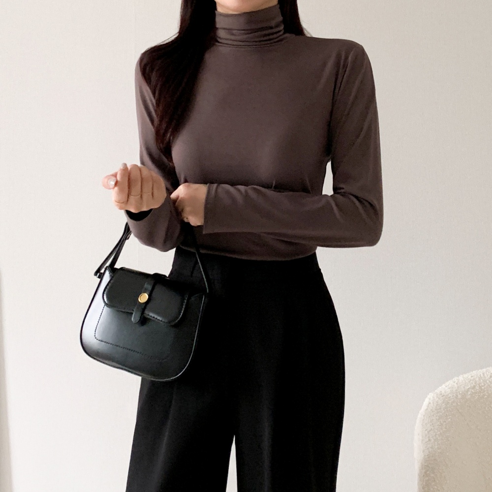 여성폴라티 목티 얇은목폴라 이너목폴라 - 상품 이미지