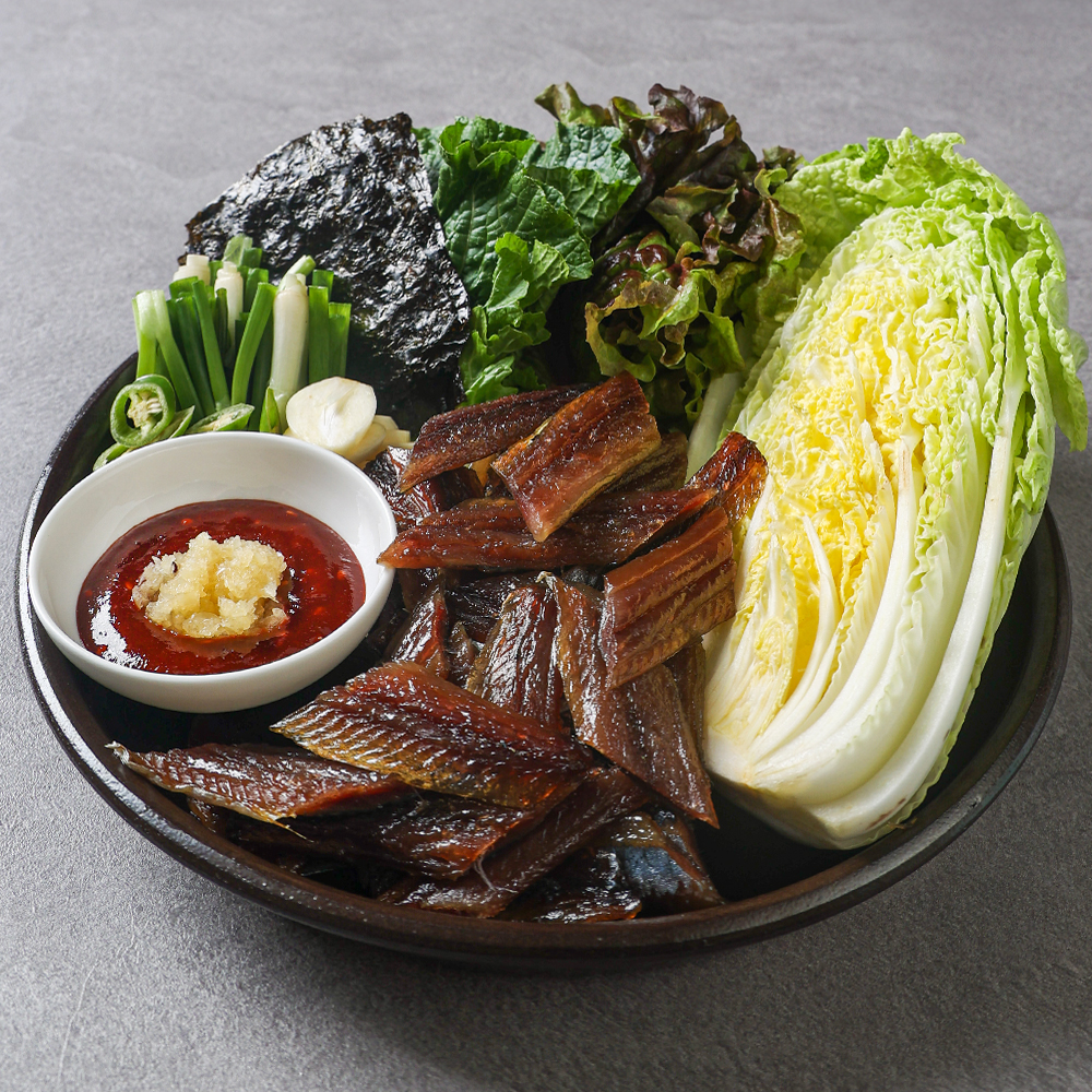 포항 구룡포 햇 꽁치 과메기 10미 야채 세트 주문