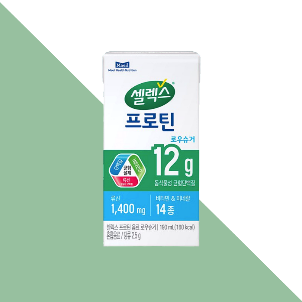 셀렉스 프로틴 음료 로우슈거 매일유업 190ml 24팩X1개 - 상세 이미지 4