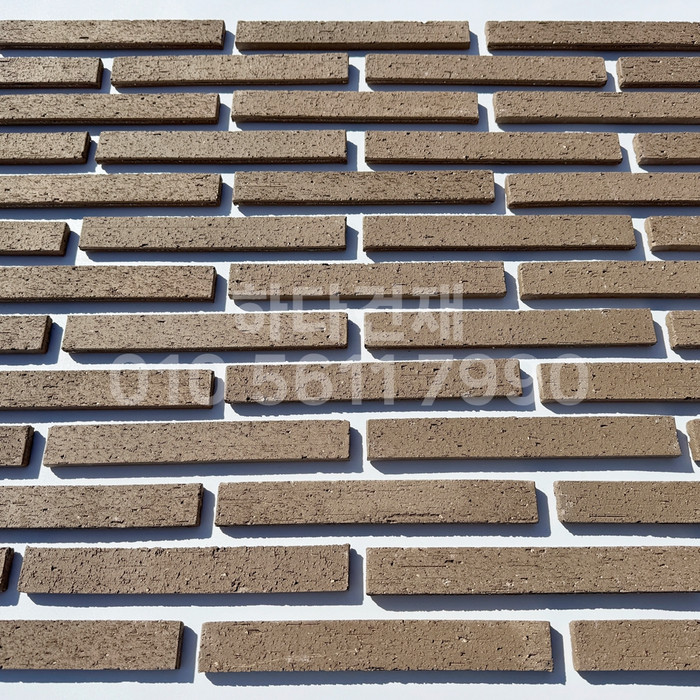 올라운더 점토타일 스틱 (슬림) 240x30x12T 애쉬브라운 / 하다건재