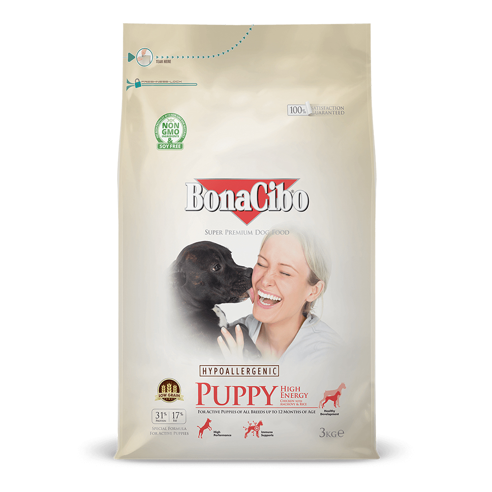 보나시보 퍼피 하이에너지 3kg 강아지사료 - 상품 이미지