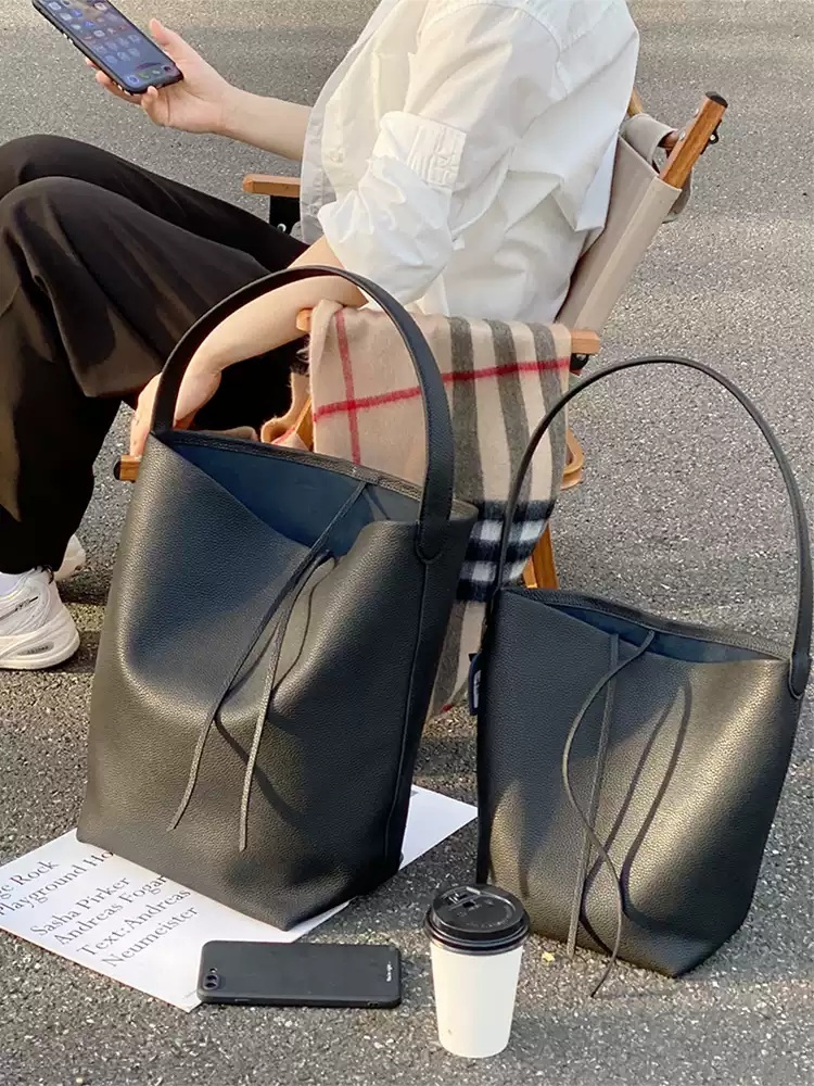 한가인 토트백 가방 유튜브 대용량 버킷백 의상 옷 패션 - 상세 이미지 3