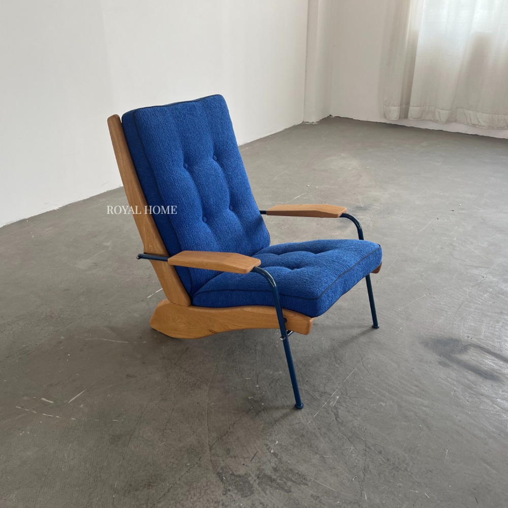 장푸르베 디자인 캥거루 라운지 체어 원목 팔걸이 의자 Fauteuil Kangourou - 상세 이미지 2