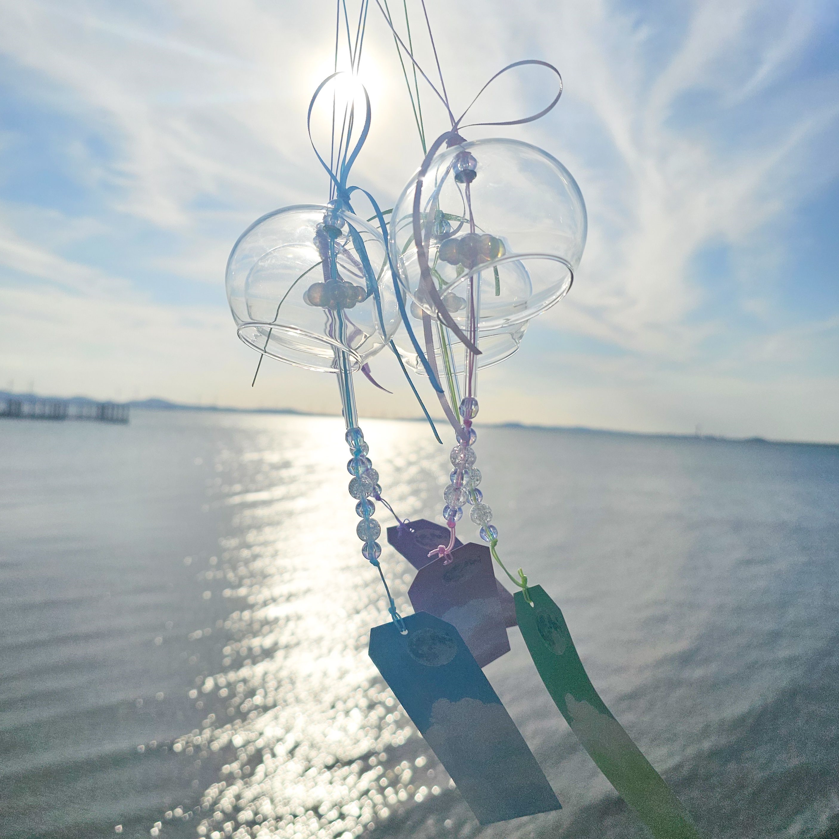 유리 풍경 만들기 후우링 DIY 키트 재료 리꾸리꾸