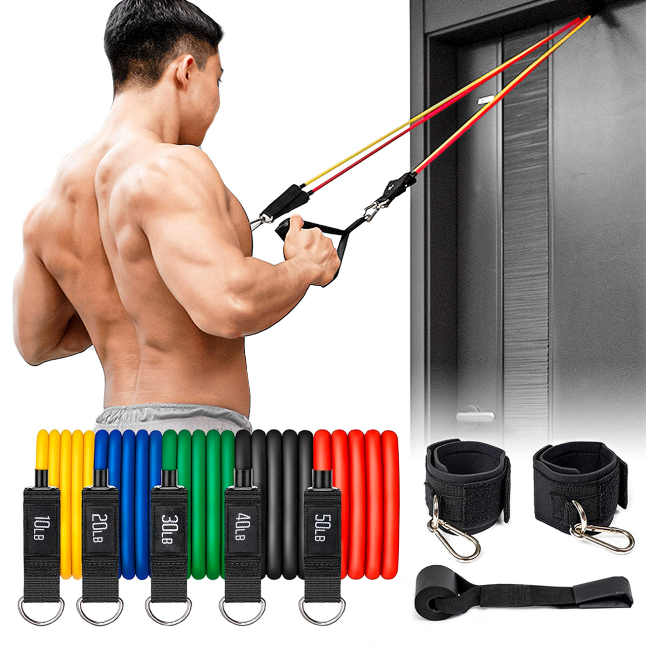 아이언빅 튜빙밴드 헬스 홈트 고무 근력 운동 밴드 제품 이미지