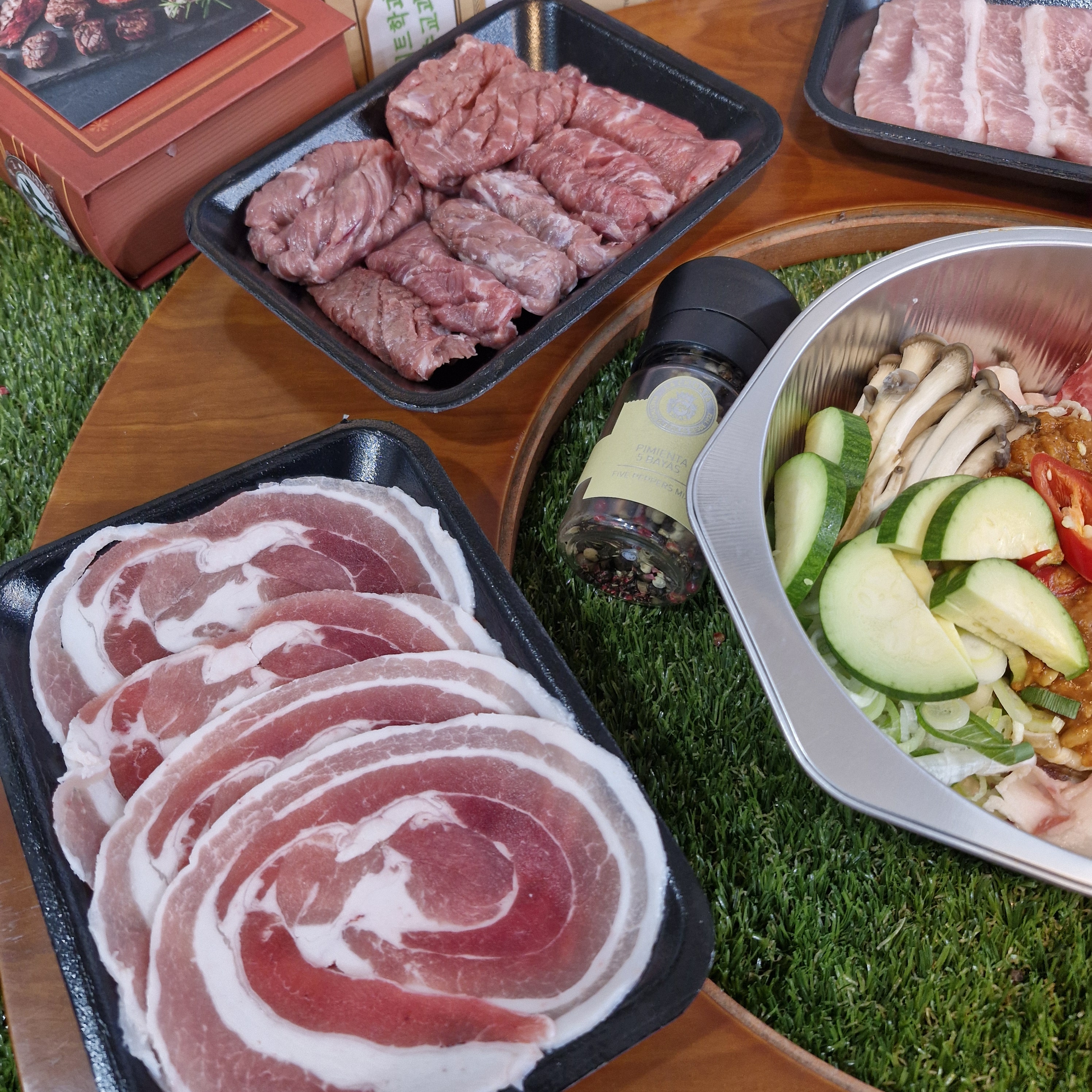 한우대학 구이용 한돈 오마카세 총구성 1.3kg 풍성한 특수부위 홈마카세 - 상세 이미지 2