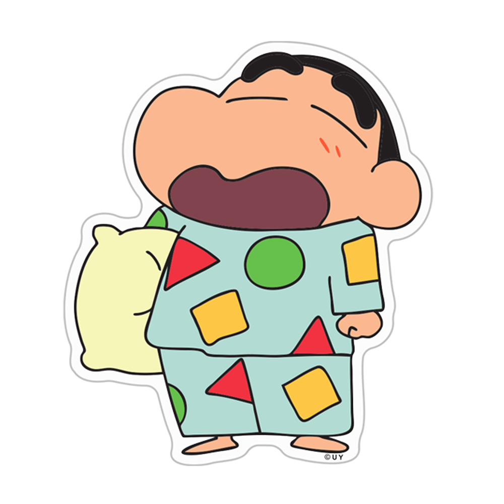 잠옷 부리부리대마왕 그립 톡홀더 전신 아크릴 커플 짱구는 못말려 스마트톡 굿즈 - 상세 이미지 2
