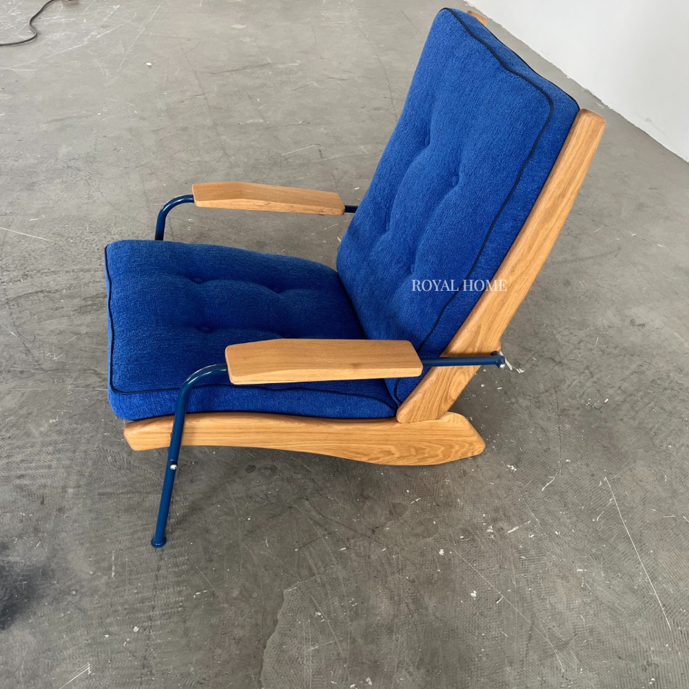 장푸르베 디자인 캥거루 라운지 체어 원목 팔걸이 의자 Fauteuil Kangourou - 상세 이미지 4