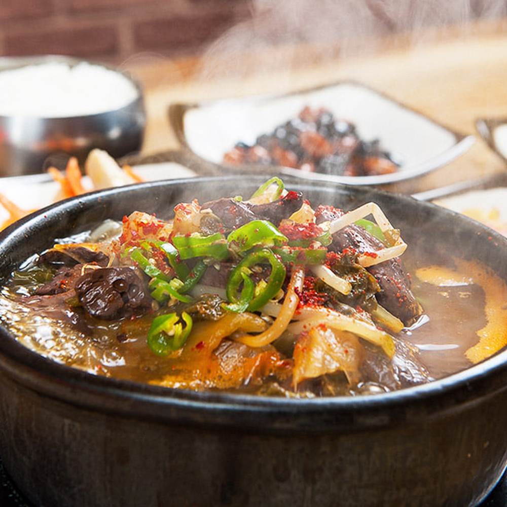 1800g(5-6인분) 블라인드테스트 맛검증 특 양평해장국 우거지 선지 해장국 양곰탕 3개 - 상세 이미지 3