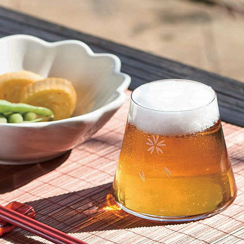 [타지마글라스 코리아] 일본 후지산 크리스탈 우스하리 비어맥주잔 아사히 산토리 기린 - 상품 이미지