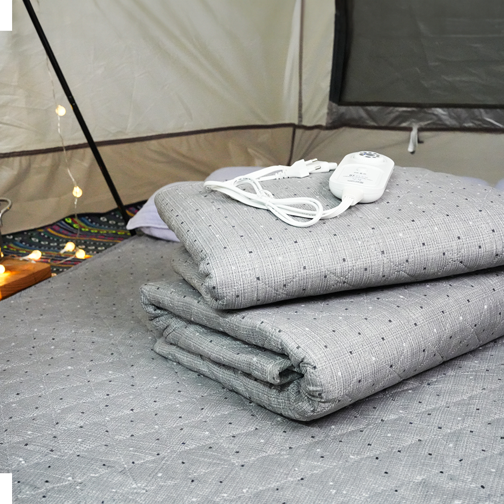 비티일렉스 단잠 빨아쓰는 캠핑 카본 온열매트 탄소 전자파 없는 전기매트 전기장판 mini