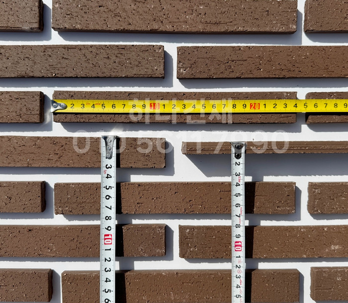 올라운더 점토타일 스틱 (슬림) 240x30x12T 초코브라운 / 하다건재