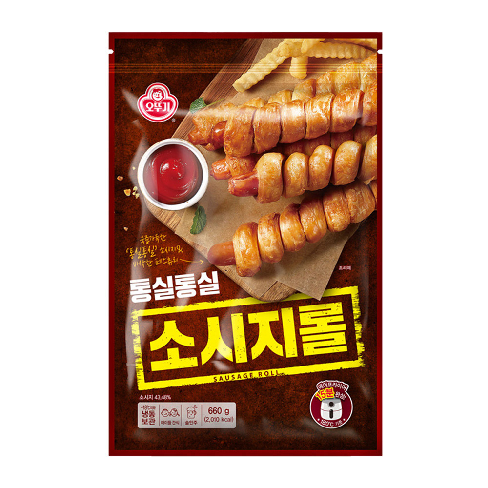 오뚜기 통실통실 소시지롤 6입 660g - 상품 이미지
