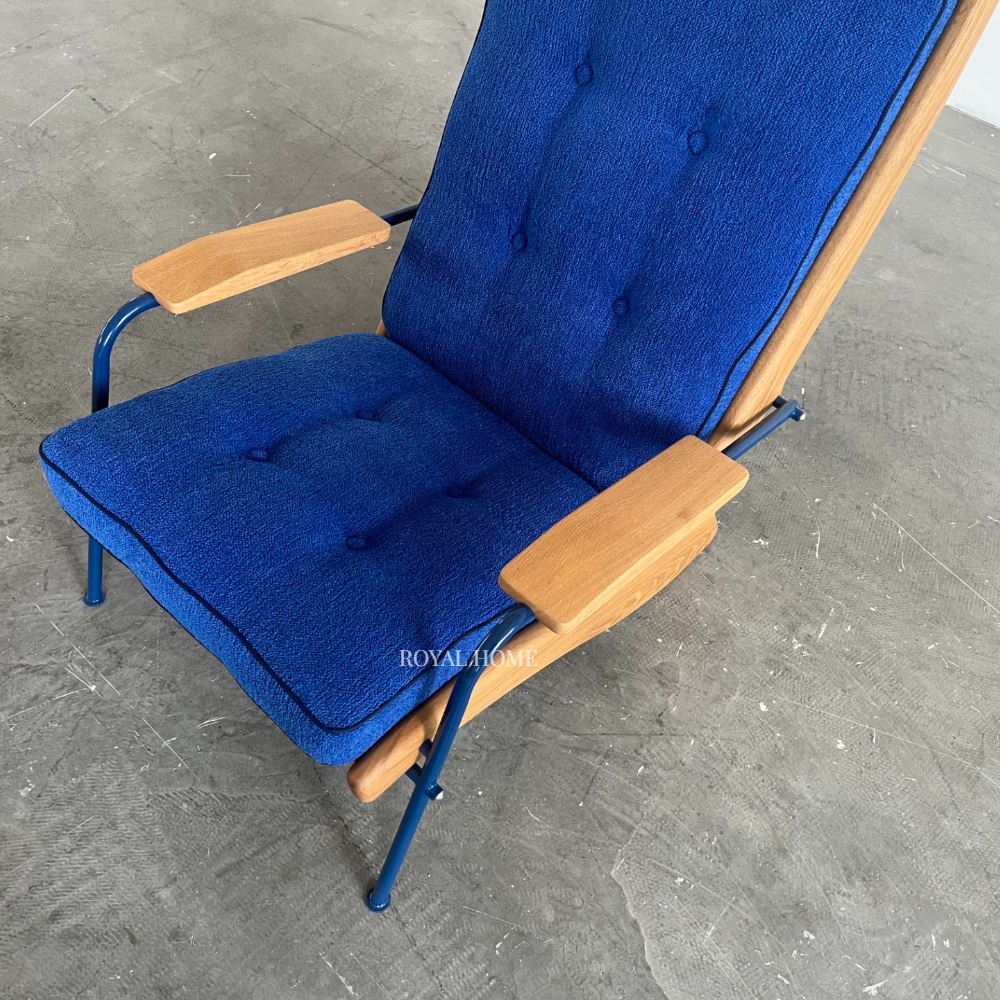장푸르베 디자인 캥거루 라운지 체어 원목 팔걸이 의자 Fauteuil Kangourou - 상세 이미지 3