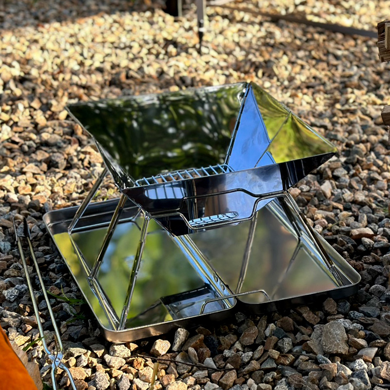 AReMES 접이식 화로대 캠핑 불멍 미니 화로대