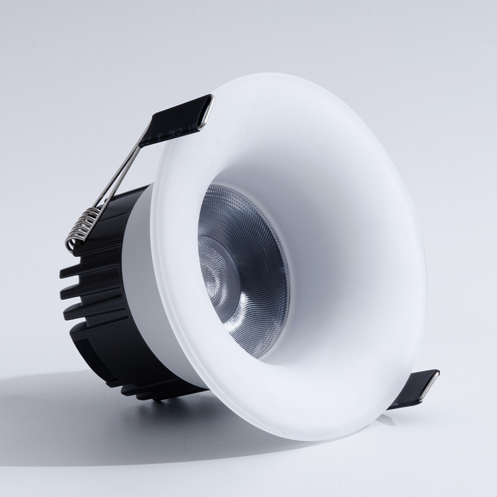 LED 75mm(3인치) 다운라이트 COB 뉴크림 일체형 8W 주광색 - 상품 이미지