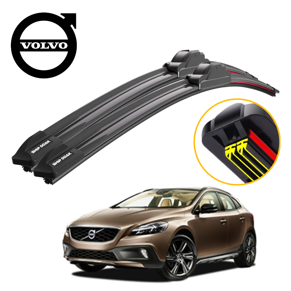 1+1 쉽딱 볼보 V40 CC 전차종 트리플X2 하이브리드 와이퍼 블레이드 윈도우브러쉬 - 상세 이미지 2