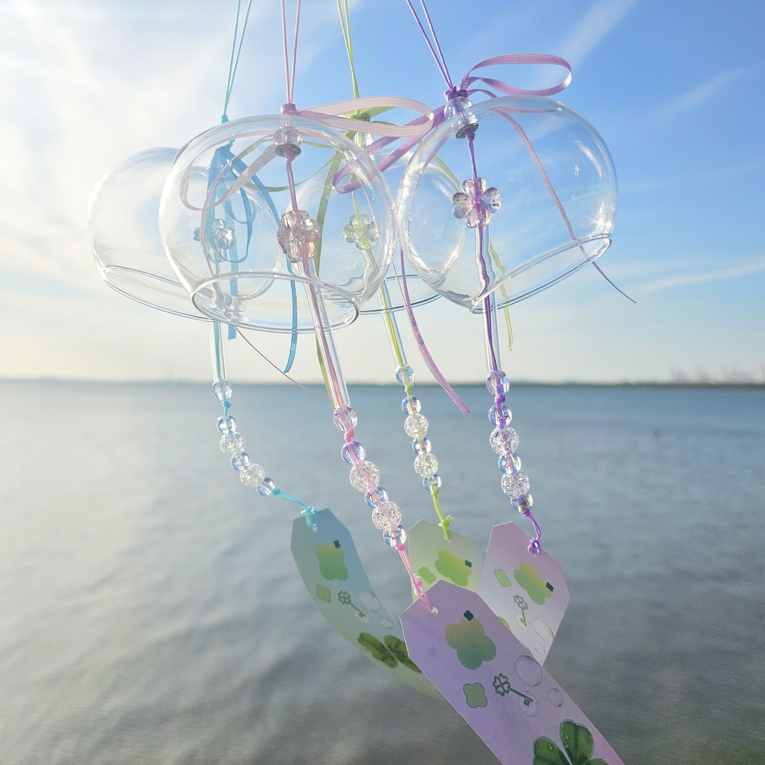 유리 풍경 만들기 후우링 DIY 키트 재료 리꾸리꾸