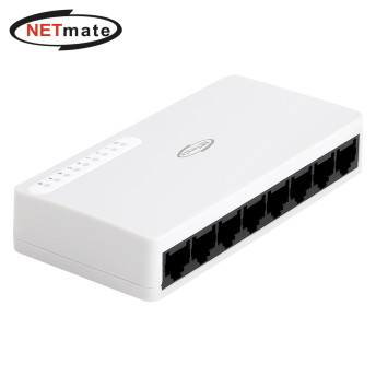 강원전자 넷메이트 8포트 스위칭 허브 NM-HSW02 - 상품 이미지