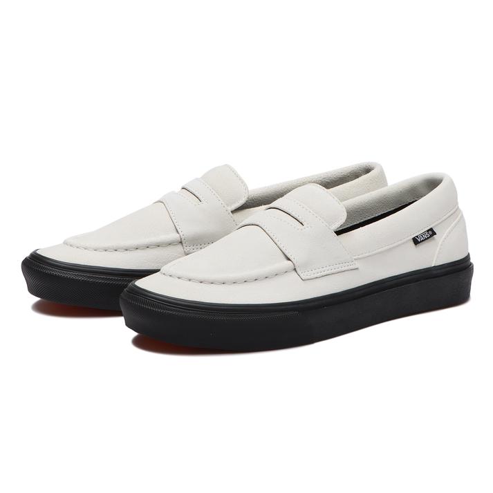 반스 VANS 가죽 로퍼 슬립온 V196CF 화이트 핑크 그레이 3컬러 - 상품 이미지