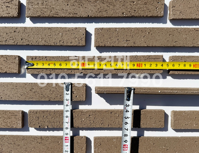 올라운더 점토타일 스틱 (슬림) 240x30x12T 애쉬브라운 / 하다건재