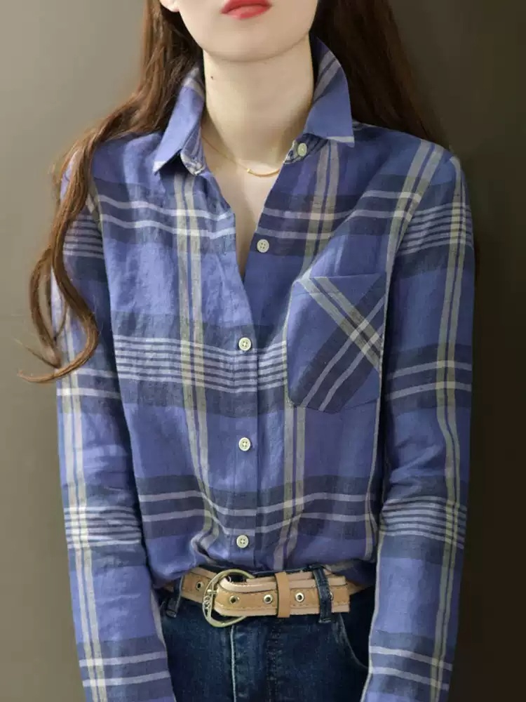 연애의 참견 시즌3 247화 한혜진 셔츠 블라우스 체크 복고풍 의상 옷 패션 - 상세 이미지 5