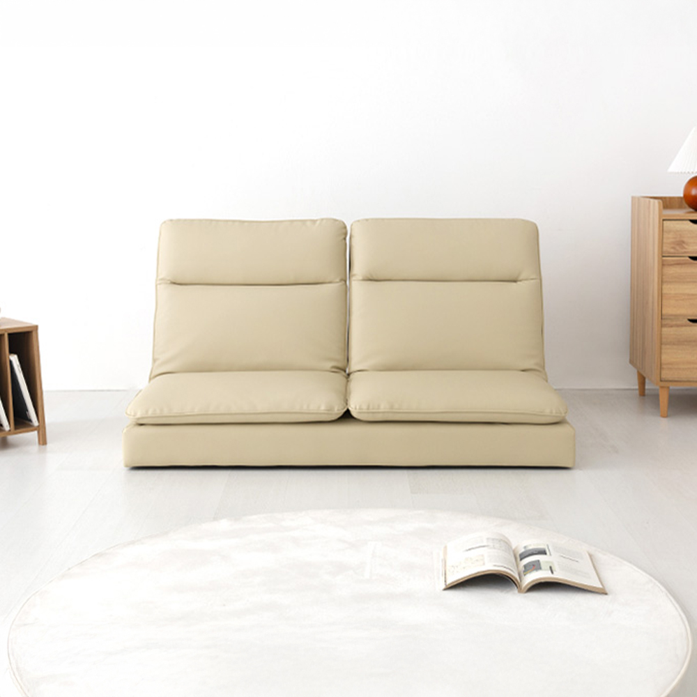 텐제르 2인 리클라이너 좌식소파 베이지 3825.6459