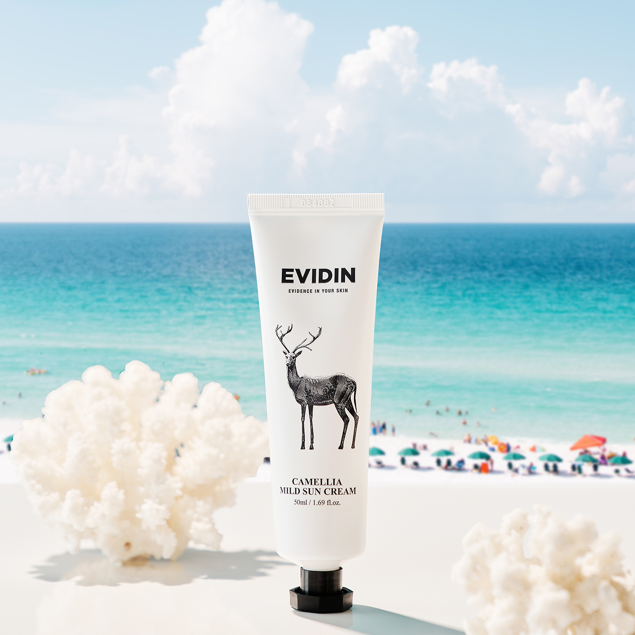 에비딘 까멜리아 마일드 선크림 50ml (SPF50+ PA++++) - 상세 이미지 5