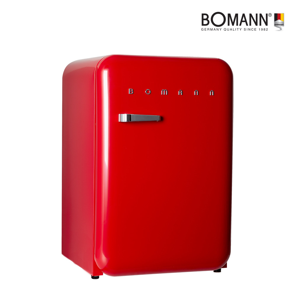 보만 레트로 소형 냉장고 106L 레드 RF1063R