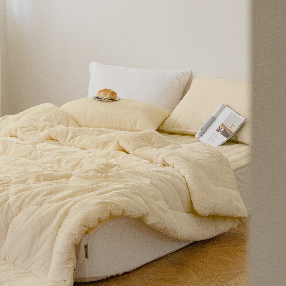 코지데이 장모극세사 겨울 차렵이불 패드세트 SS