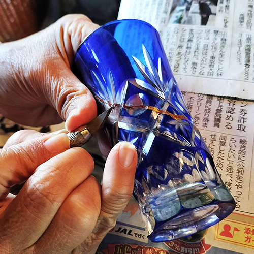 [타지마글라스 코리아] 에도키리코 일본 위스키 히비키하모니 올드패션드 온더락 칵테일 사케잔