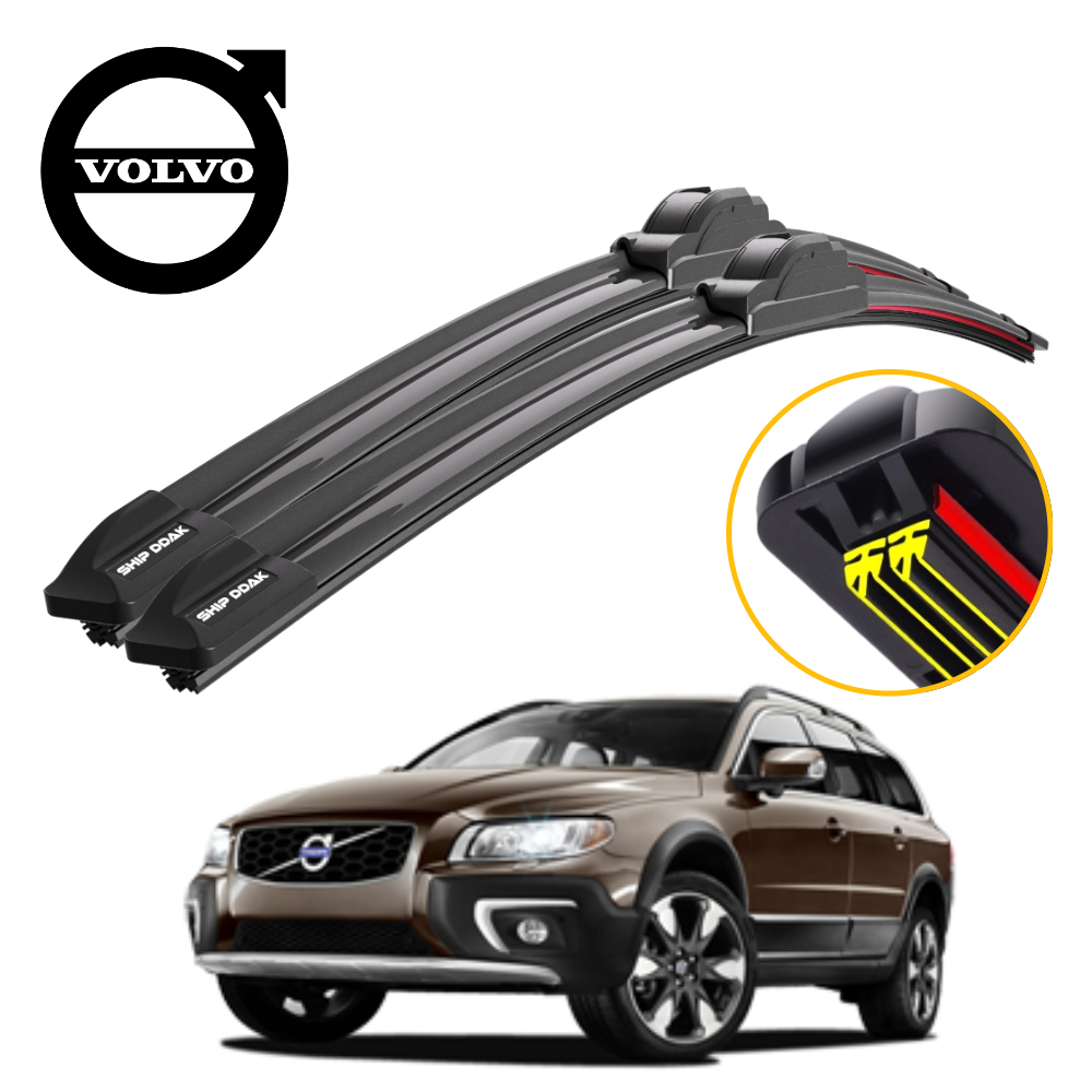 1+1 쉽딱 볼보 XC70 전차종 트리플X2 하이브리드 와이퍼 블레이드 윈도우브러쉬 - 메인 이미지