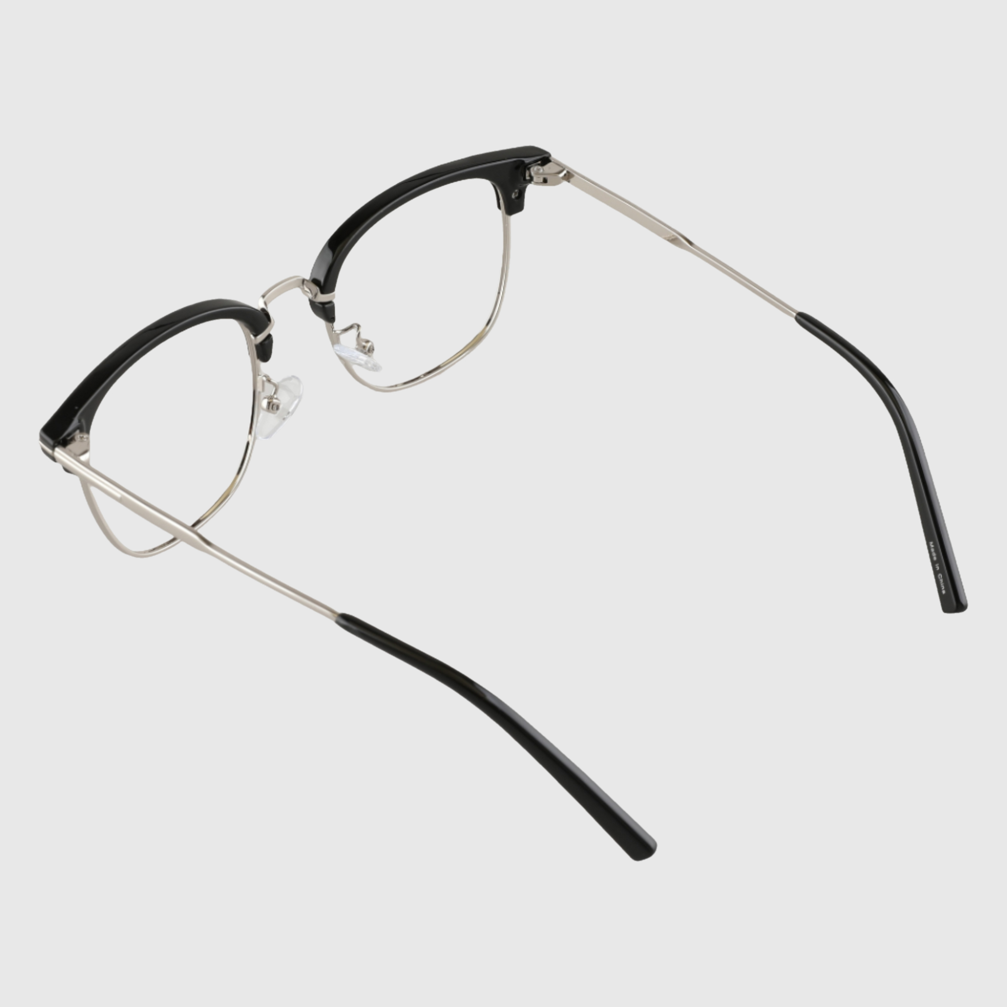 블루라이트차단 사각 하금테안경 반뿔테 반테 가벼운